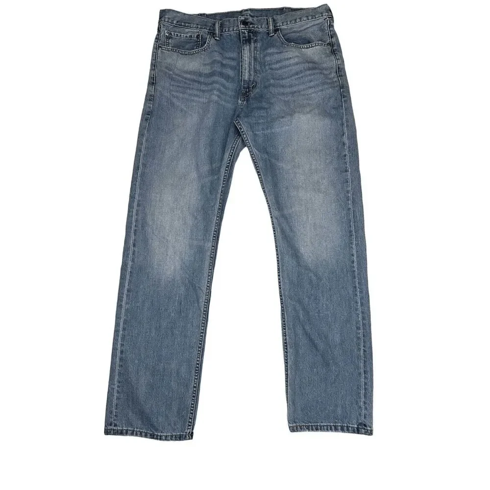 Levi’s 505 Regular Fit Jeans 38x34 Blue Denim Straight Leg Medium Wash Men’s